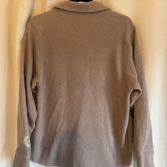 PINK Victoria's Secret Brown Button-Up Shirt Jacket - Picture 2 of 4